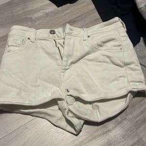 pacsun white jean shorts size 23 Euro